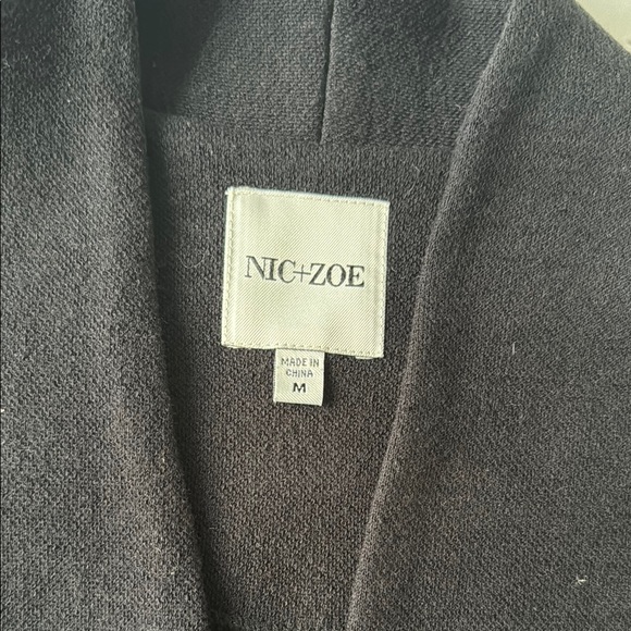 NIC+ZOE Black Blazer Jacket Size M - Picture 3 of 13